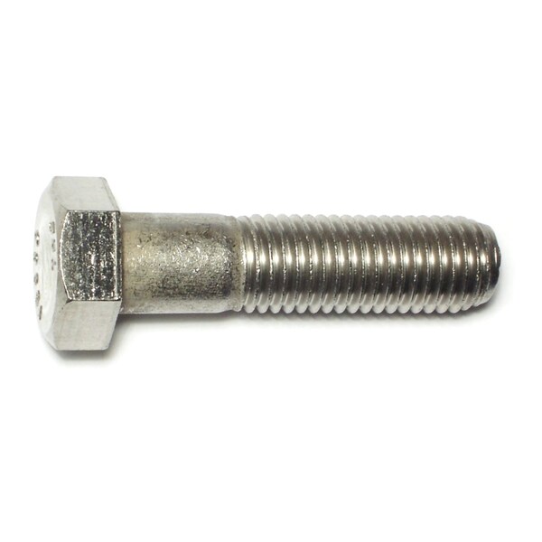 18-8, 3/4"-10 Hex Head Cap Screw, Plain Stainless Steel, 3 in L, 5 PK